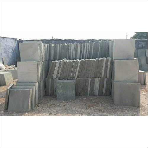 Diamond Cut Kota Stone Slab - Natural Kota Stone Various Sizes Available Grey Color | Robust Structure Unbreakable Properties High Durability