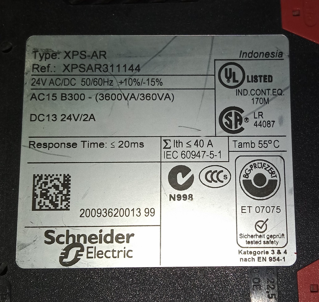 Schneider Motion Controls Xpsar311144