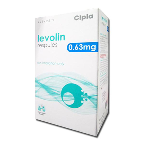 Levosalbutamol Inhalation Solution 0.63 Mg General Medicines