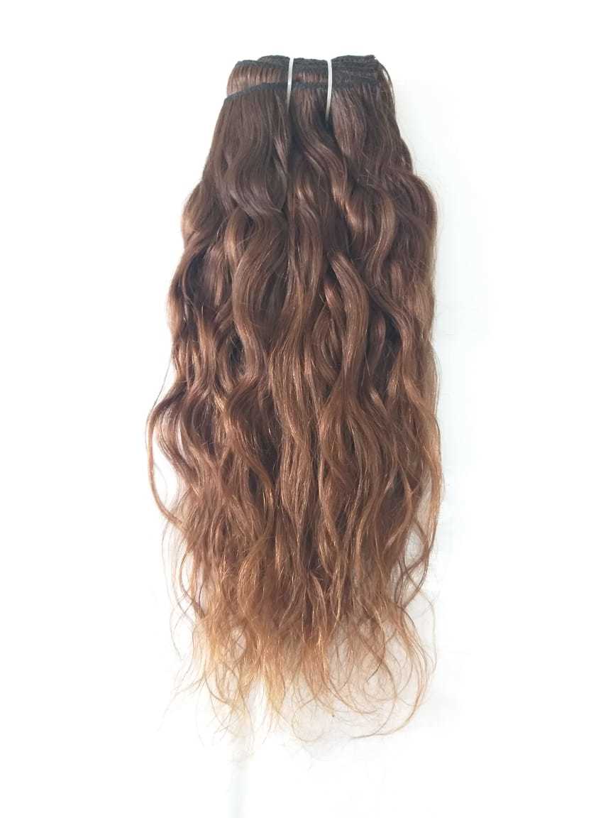 Raw Black Hair Indian Natural Wavy Human Hair Length: 8-40 Inch (In)