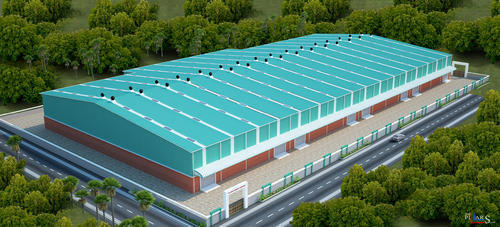 Prefabricated Warehouse - Floor Material: Metal