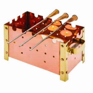 कॉपर और ब्रास कबाब पन्नेल