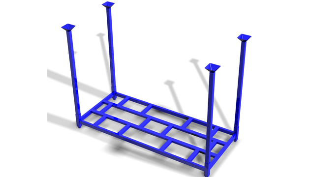 Storage Pallets - Heavy-duty Plastic, 48x40 Inches , Weather-resistant And Stackable Design