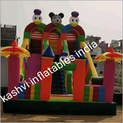 Mickey Mouse Inflatable Slide Bouncy Passenger Capacity: 17 Person