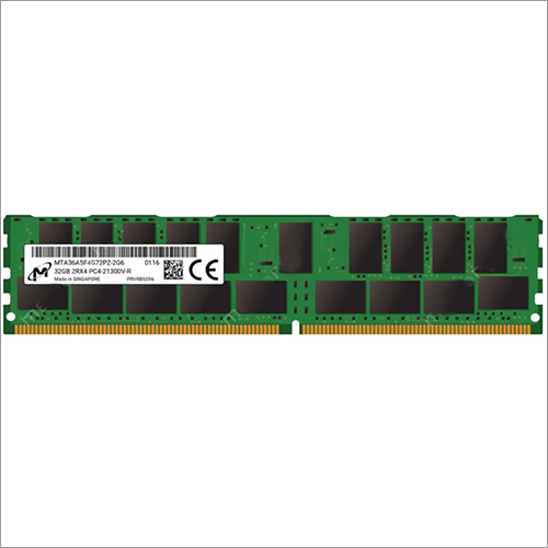 MTA36ASF4G72PZ-2G6 - Micron 1x 32GB DDR4-2666 RDIMM PC4-21300V-R Dual Rank x4 Module