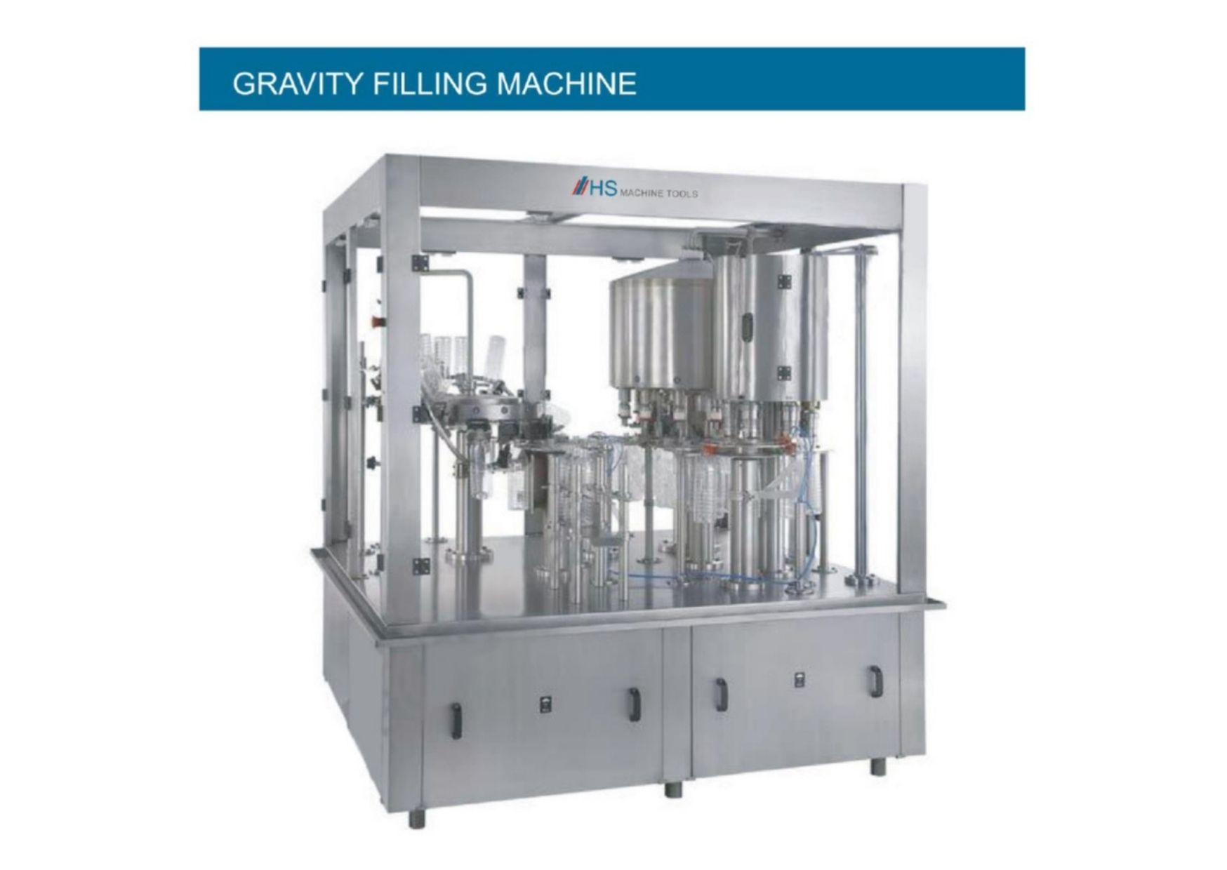 Industrial Juice Filling Machine - Metal, Silver | High Performance, Eco Friendly, Low Noise, Automatic With Human Machine Interface