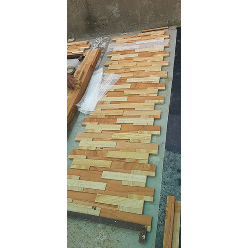 Sandstone Wall Panel - Rectangular, Customizable Size | Durable, Lightweight, Natural Texture, Polished Surface, Easy Manual Installation