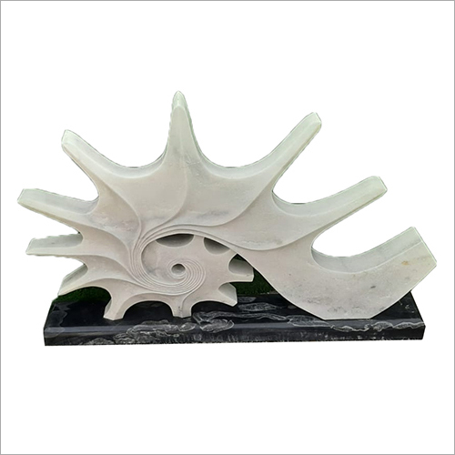 Marble Modern Art - Color: White