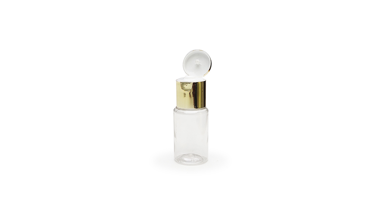 Miniature Shampoo Pet Bottle 15ml - Plastic, 15ml Capacity, 19mm Neck Size, Transparent Color, Round Shape | Ideal For Lotions, Shampoos, And Cleaning Products
