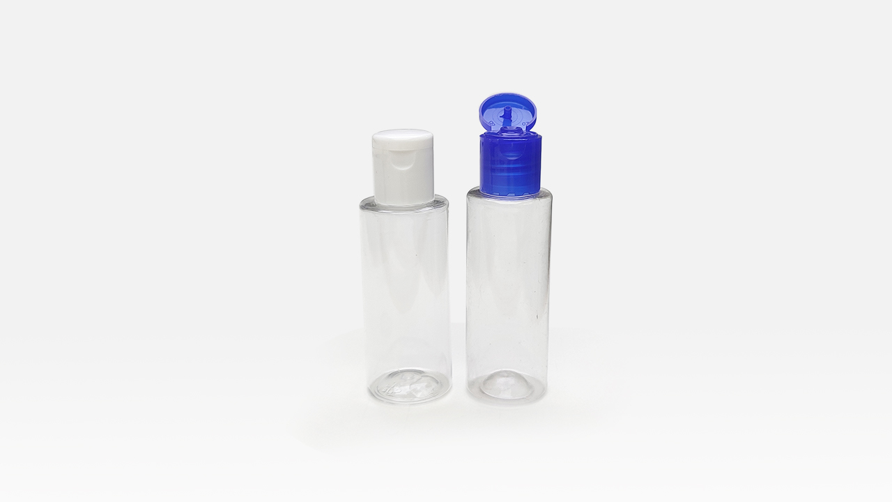 Pet Bottle 50ml - Pet Material, 19mm Neck, 33.50mm Diameter, 95.50mm Height, Transparent Color | Versatile Use With Flip Top Cap, Mist Pump, Comb Applicator, Cream Pump