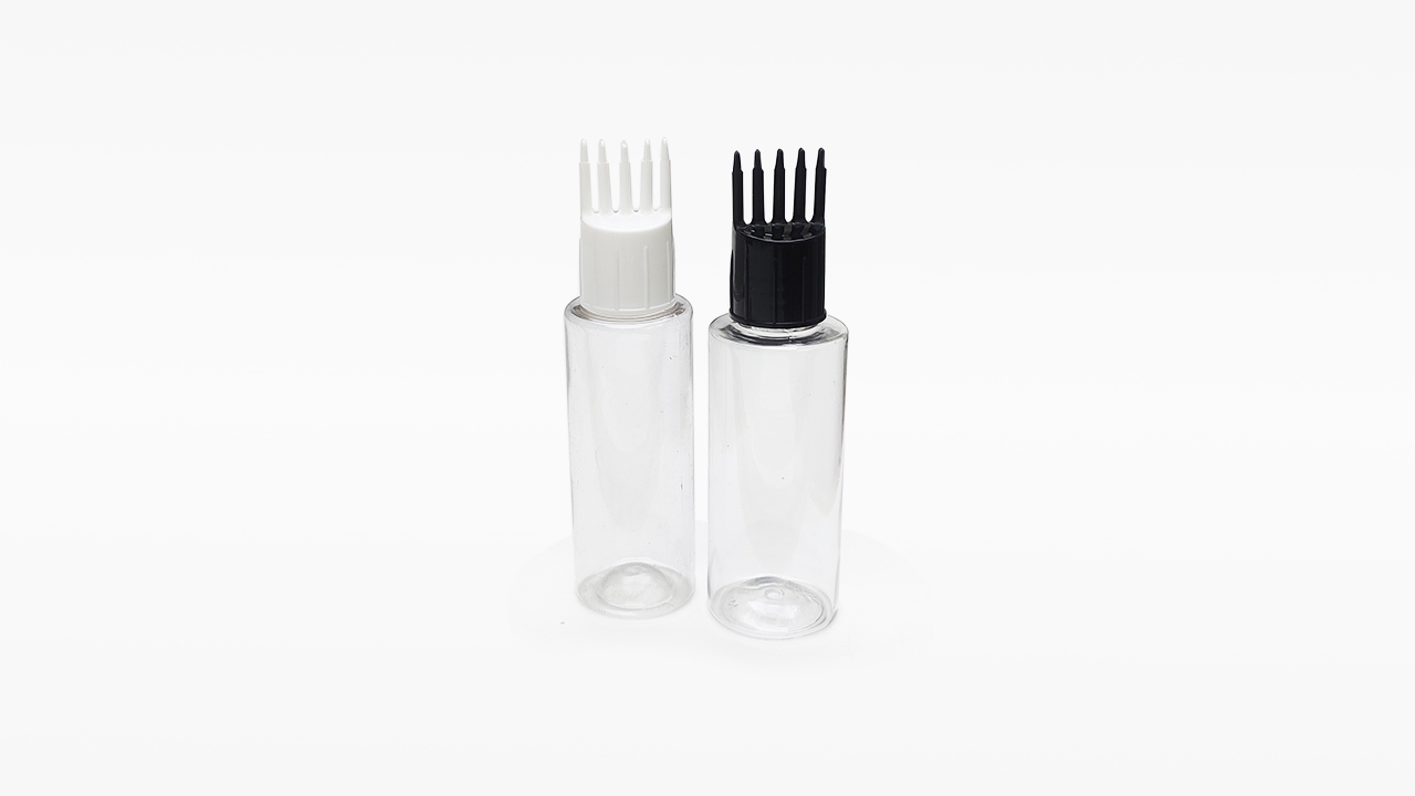 Pet Bottle 50ml - Pet Material, 19mm Neck, 33.50mm Diameter, 95.50mm Height, Transparent Color | Versatile Use With Flip Top Cap, Mist Pump, Comb Applicator, Cream Pump