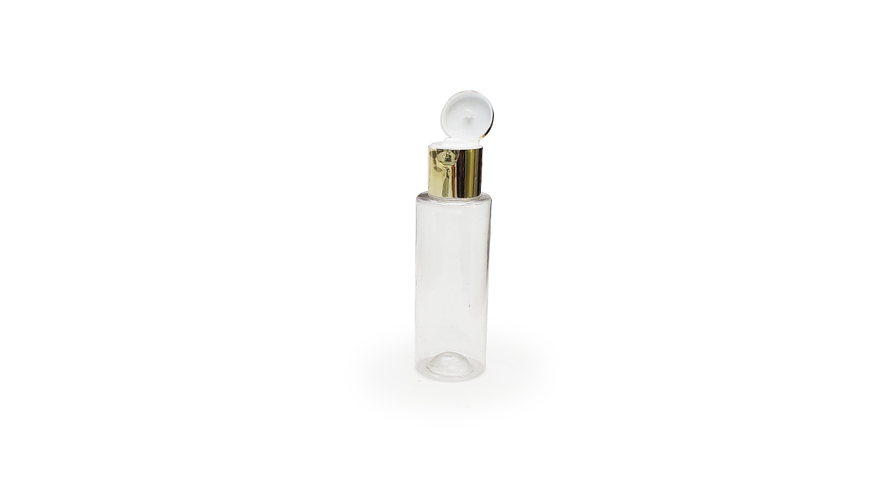 Pet Bottle 50ml - Pet Material, 19mm Neck, 33.50mm Diameter, 95.50mm Height, Transparent Color | Versatile Use With Flip Top Cap, Mist Pump, Comb Applicator, Cream Pump