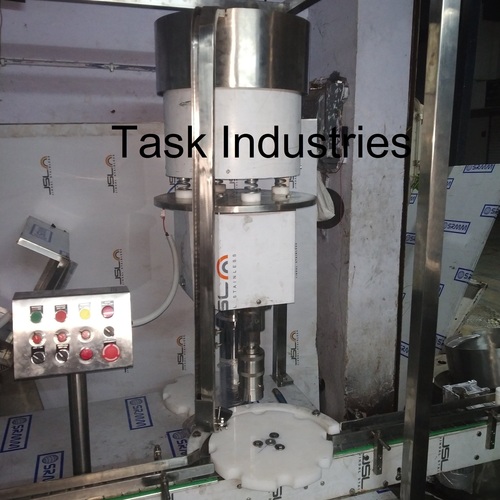 Crown Capping Machine - Stainless Steel, 200 kg Weight | Automatic, High Performance, Low Noise, PLC Control, Energy Efficient