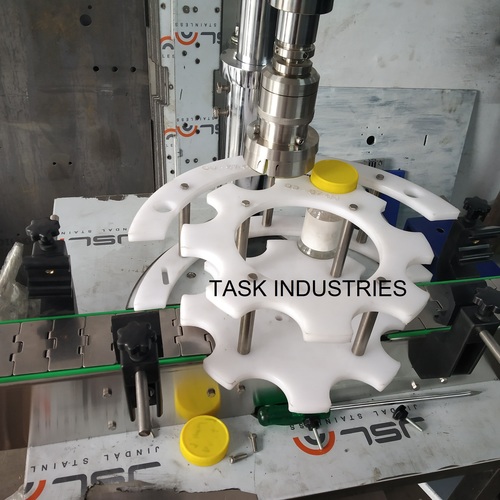 Cap Sealing Machine - Stainless Steel, 200 Kg Approx, Silver | Automatic, 30-50 Caps/Minute, PLC Control, High Efficiency, Low Energy Consumption
