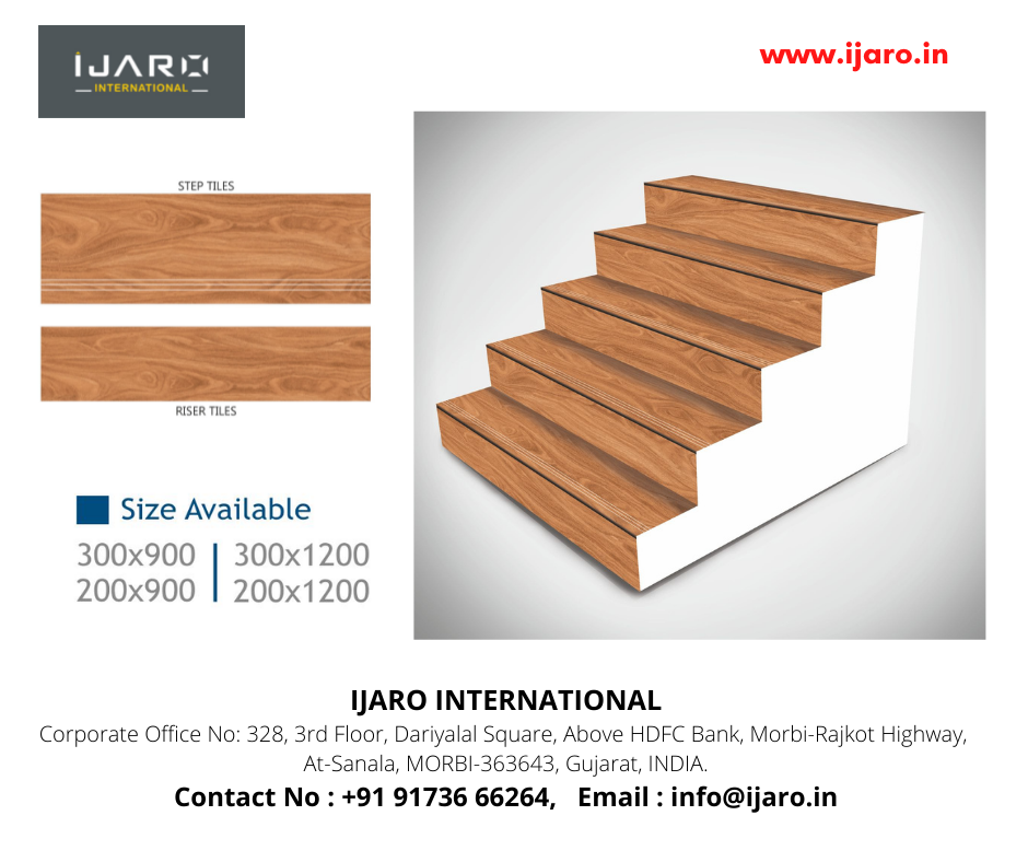 Blacks Wooden Step Riser Tiles