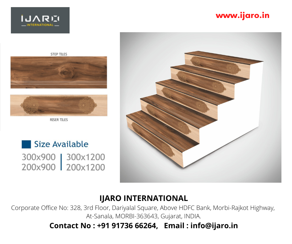 Blacks Wooden Step Riser Tiles