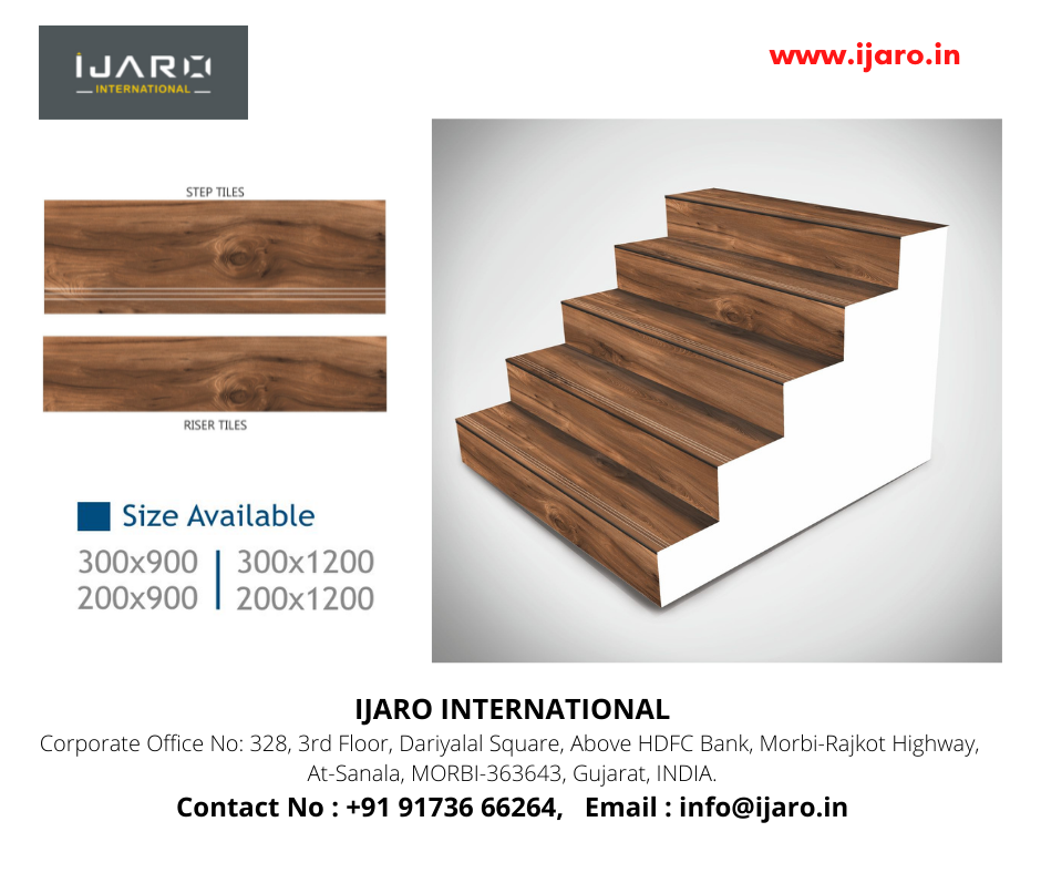 Blacks Wooden Step Riser Tiles
