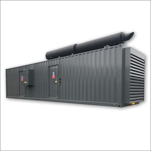 1100 Kva Electric Diesel Generator Set - Color: Black