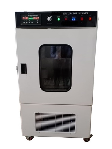 Incubator Shaker - Stainless Steel 304, Dual Tone Color | Digital Temperature Control, Smooth Orbital Shaking, 1 Year Warranty