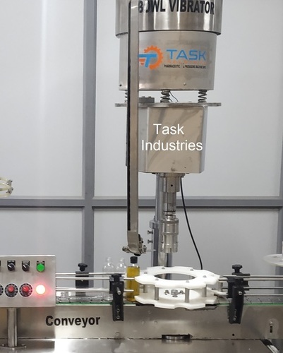 Aluminum Capping Machine - Stainless Steel, 12-15 Capacity , Computerized PLC Control, Low Noise, High Efficiency, Automatic Operation