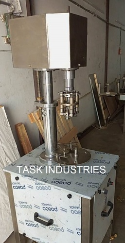 Semi-Automatic Aluminum Bottle Cap Sealing Machine