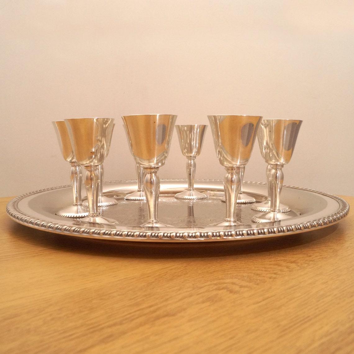 Vintage Brass Church Chalice With Velvet Box Church Supplies