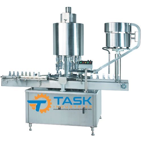 Automatic Multi Head Ropp Capping Machine Capacity: 40-50 Pcs/Min