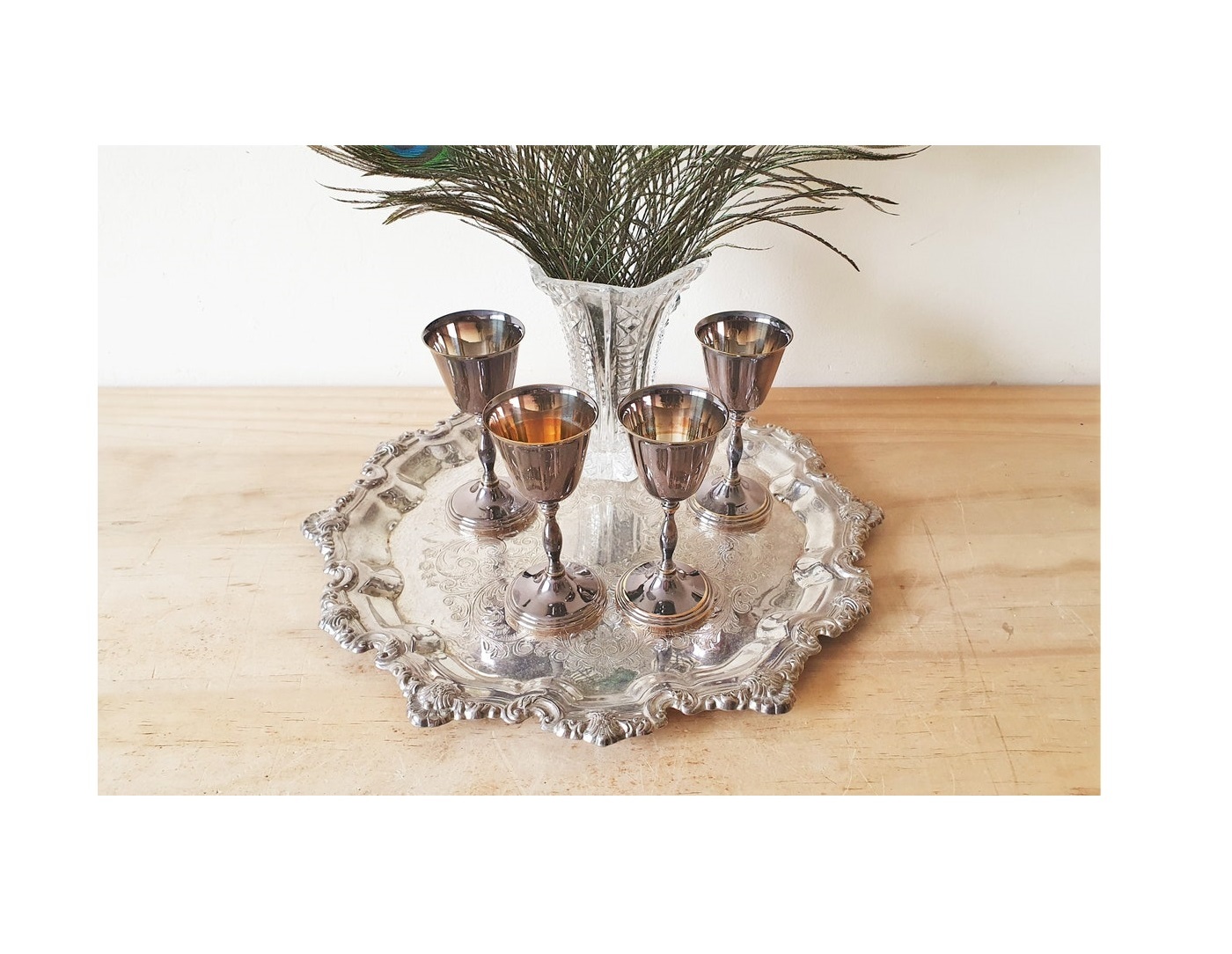 Brass Black Golden Engraved Chalice Church Supplies