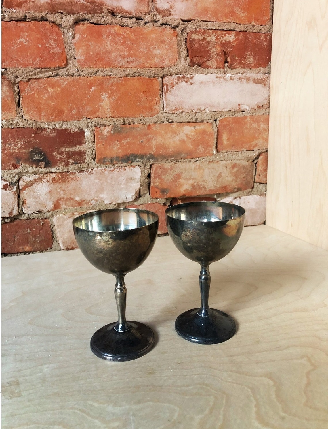 Brass Small Engraved Goblet Church Supplies