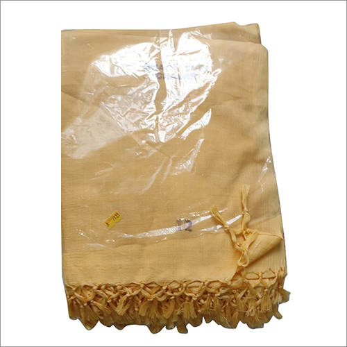 White Bhagalpuri Bed Sheet