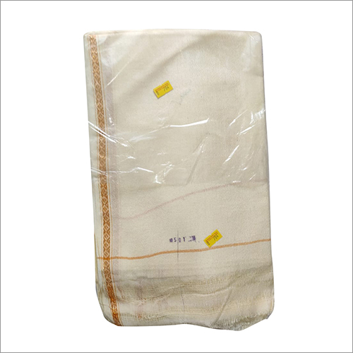 White Bhagalpuri Bed Sheet