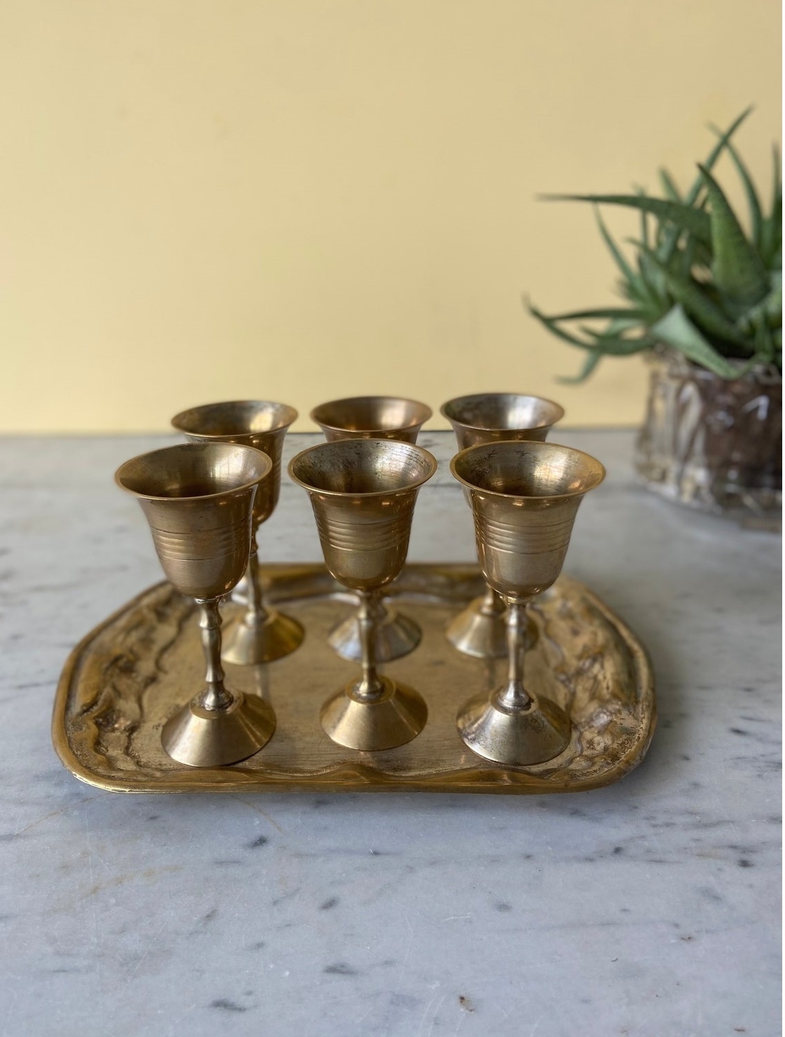 Antique Brass Black Chalice Church Supplies