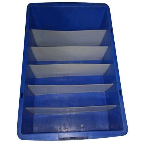 Polypropylene Corrugated Partition Box - Printing Color: Blue
