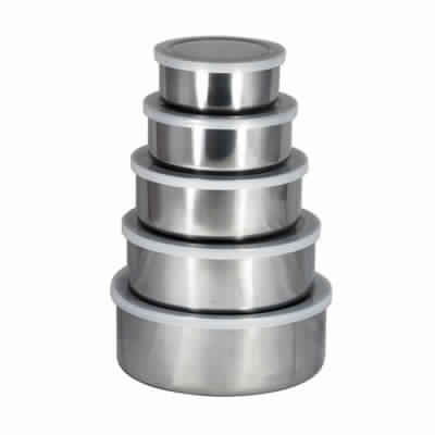 एयरटाइट 5 पीस स्टोरेज कंटेनर