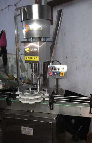 Automatic Crown Capping Machine - Stainless Steel, 30-50 Pcs/Min Capacity | High Efficiency, PLC Control, Low Noise, 230 Volt Power