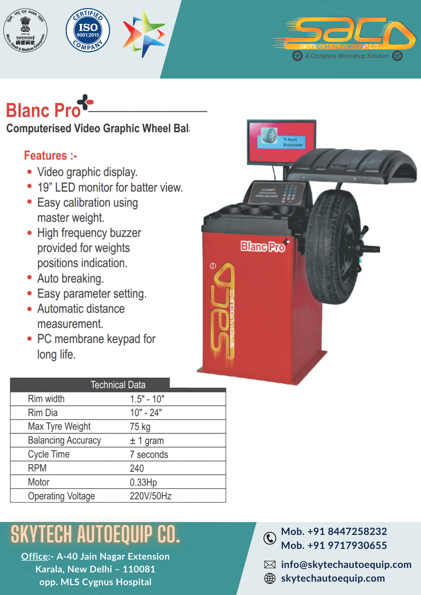 Computerised Video Graphic Wheel Balancer Lifting Capacity: 200 Kilograms (Kg)