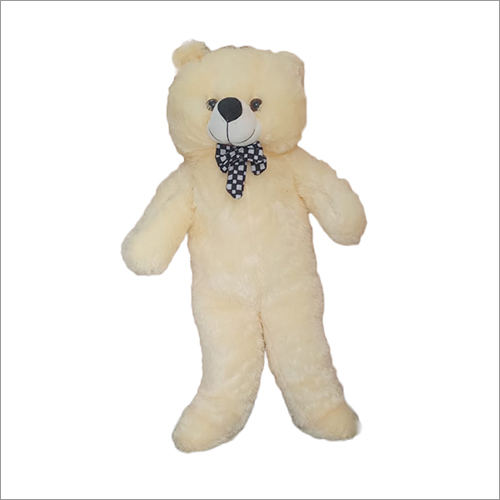 Giant Soft White Teddy Bear - Fiber Stuffed, 2.5 Feet Tall | Plush, Cuddly Design, Perfect For Hugs And Gifts