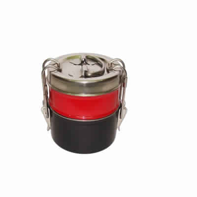 कलर क्लिप लंच बॉक्स