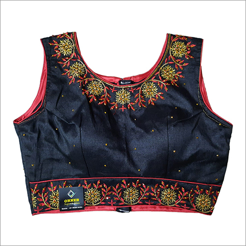 लेडीज़ लाइनिंग पैडेड स्लीवलेस ब्लाउज़
