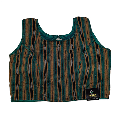 महिलाओं के मूल इकत गद्देदार ब्लाउज