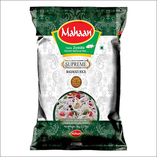 ऑर्गेनिक 5 किलो सुप्रीम बासमती चावल