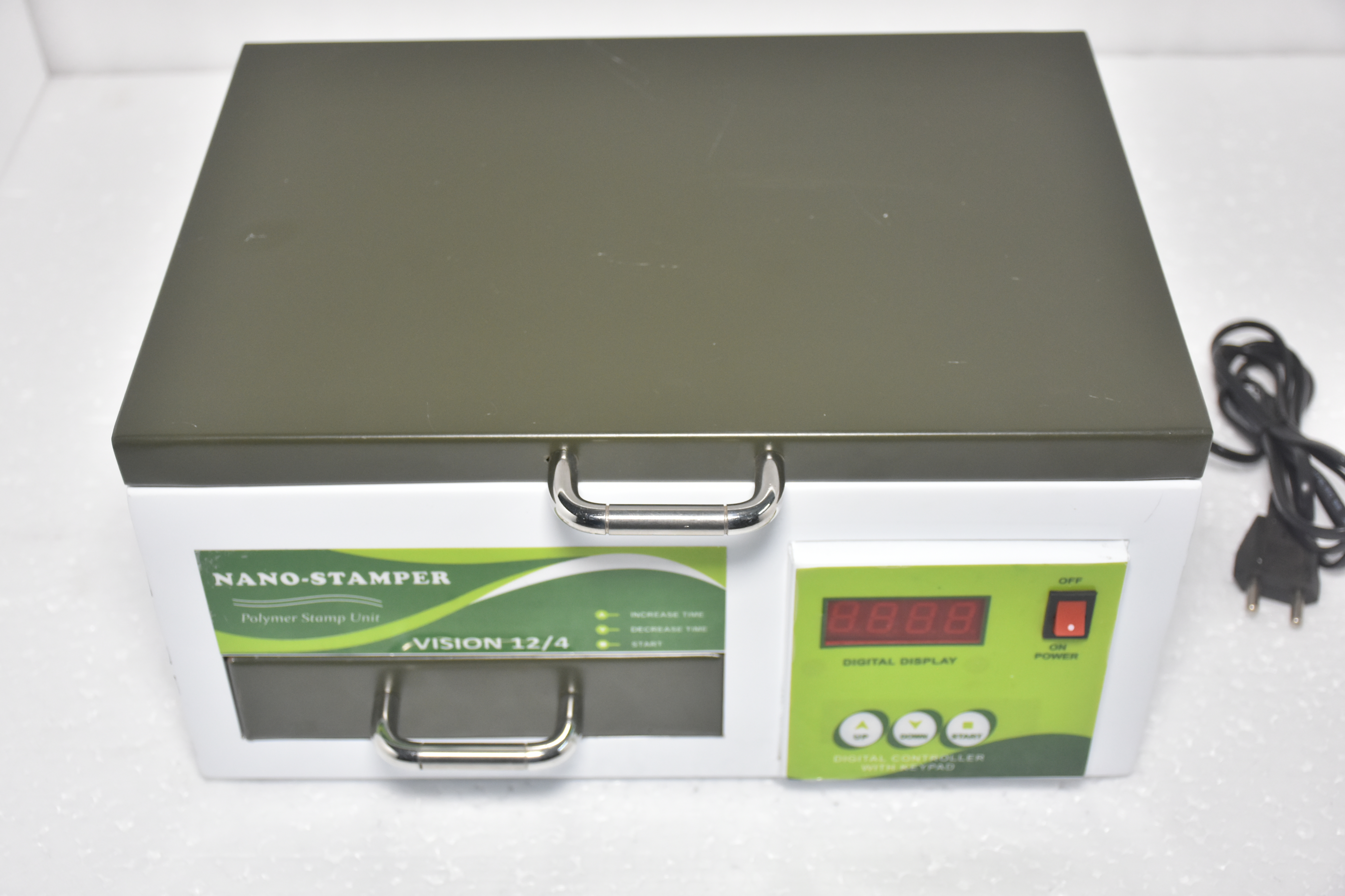 Nano Stamper - Metal, 14x10x7 Inches | Uv Exposure System With 4 Tubes, Microprocessor Control, Adjustable Timing, Touch Membrane Switch