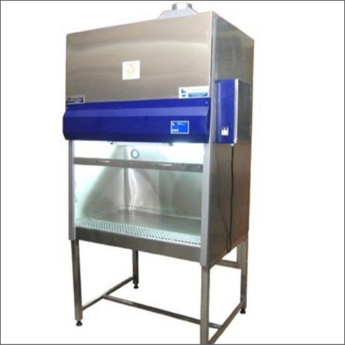 Stainless Steel Biosafety Cabinet - 6 ft Height, 4x2x2 ft Dimensions | Superior 304-SS Material, Silver Color, 90 kg Weight, 240V Power