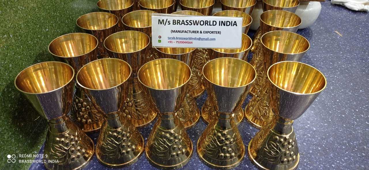 Brass Chalice By Brassworld India