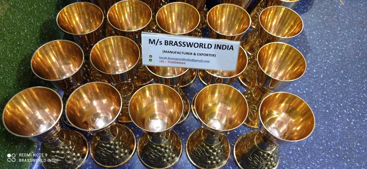 Brass Chalice By Brassworld India