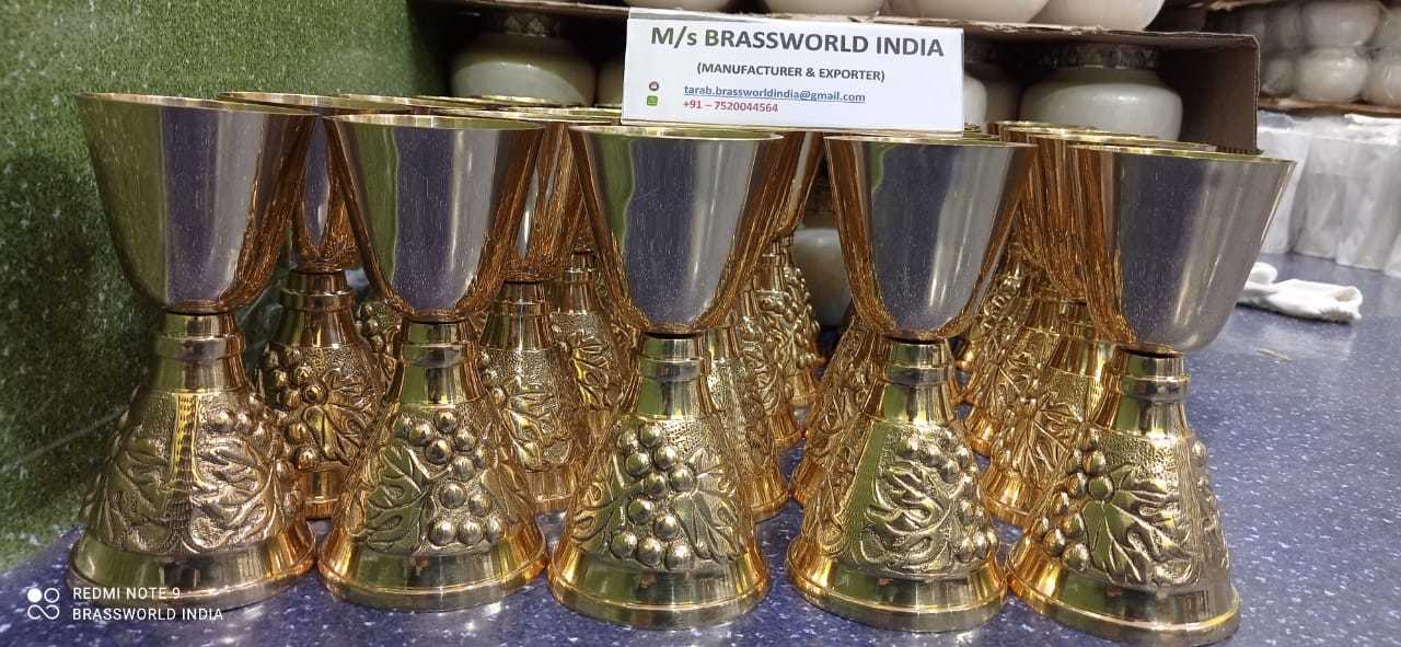 Brass Chalice By Brassworld India