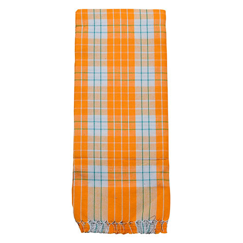 Checked Cotton Towels - 27x54 Inches, Mixed Color | Yarn Dyed Pattern, Rectangle Shape, Woven Design For Enhanced Durability