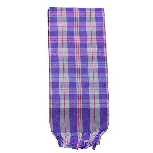 Checked Cotton Towels - 27x54 Inches, Mixed Color | Yarn Dyed Pattern, Rectangle Shape, Woven Design For Enhanced Durability