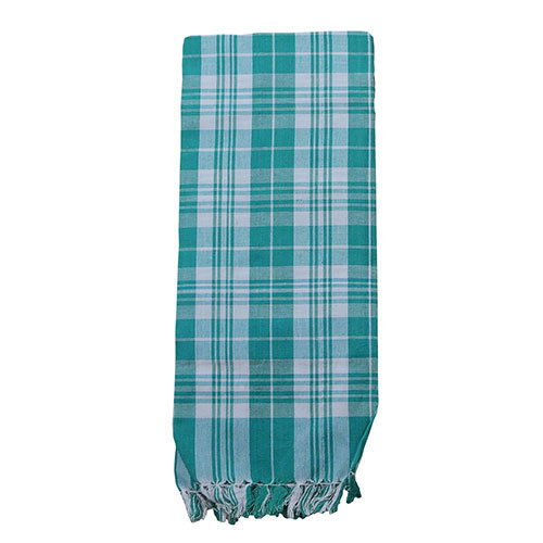 Checked Cotton Towels - 27x54 Inches, Mixed Color | Yarn Dyed Pattern, Rectangle Shape, Woven Design For Enhanced Durability