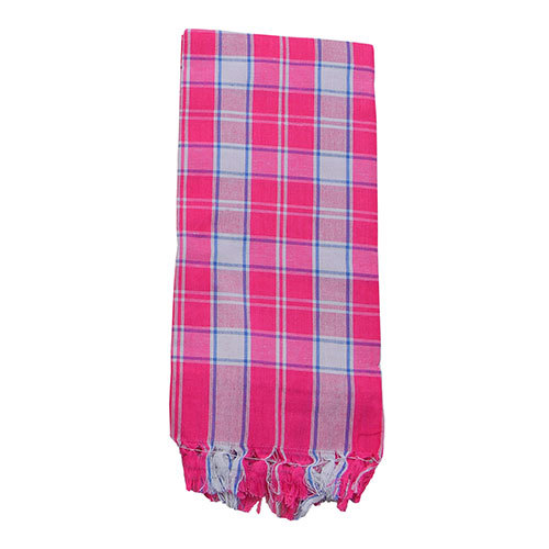 Checked Cotton Towels - 27x54 Inches, Mixed Color | Yarn Dyed Pattern, Rectangle Shape, Woven Design For Enhanced Durability